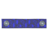 クランラムセイクレスト&タータンチェックノット ショートテーブルランナー (横)