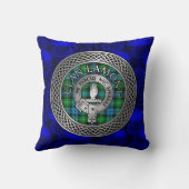 クランラモントクレスト&タータンチェックノット クッション (裏面)