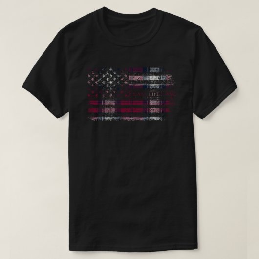 クランリンゼイドレスダンススコットランドタータンチェック米国国旗k tシャツ (デザイン正面)