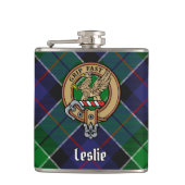 クランレスリークレストオーバー狩りタータンチェック フラスク (正面)