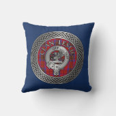 クランレスリークレスト&タータンチェックノット クッション (裏面)