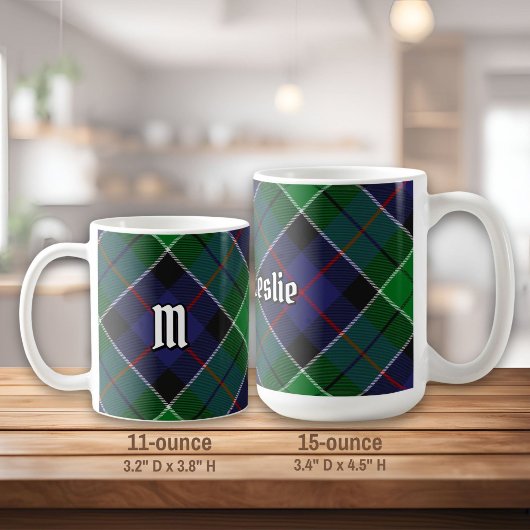 クランレスリー狩りタータンチェック コーヒーマグカップ