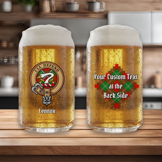クランレノックスクレストオーバータータンチェック ガラス缶
