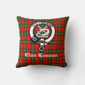 クランレノックスクレストバッジ&タータンチェック クッション (裏面)