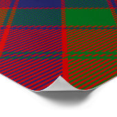 クランロバートソンクレストオーバータータンチェック ポスター (角)