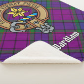 クラン城のタータンチェック シェルパブランケット (3/4)