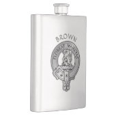 クラン茶色の紋章 フラスク (右)