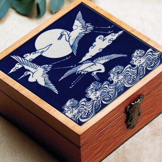 クラン飛んでいるズクリストファードレッサーアールヌーボー タイル