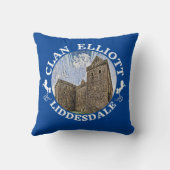 クラン・エリオット、ハーミタージュ・キャッスル、リデスデール、エリオット クッション (裏面)