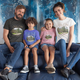 クラン・カー・スコットランド・キャッスル写真ファミリーTシャツ Tシャツ