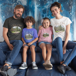 クラン・カー・スコットランド・キャッスル写真ファミリーTシャツ Tシャツ