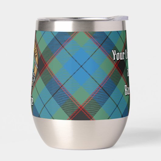 クラン・ガスリーのクレストのタータンチェック (左面)