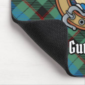 クラン・ガスリーのクレストのタータンチェック マウスパッド (コーナー)