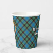 クラン・ガスリーのクレストのタータンチェック 紙コップ (左)