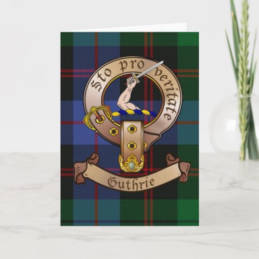 クラン・ガスリー・ノーテカード カード (正面)