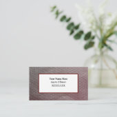 クラン。グラデーションバブルラップの背景Iリセラー 名刺 (スタンド正面)