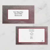 クラン。グラデーションバブルラップの背景Iリセラー 名刺 (正面/裏面)