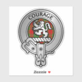 クラン・コミン |カミングクレスト&タータンチェック シール (シート)