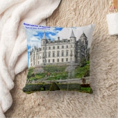 クラン・サザーランドのスコットランドダンロビン城 クッション (ブランケット)