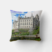 クラン・サザーランドのスコットランドダンロビン城 クッション (裏面)