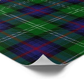 クラン・サザーランドの古いダンロビン・キャッスル・コーヒー社 ポスター (角)