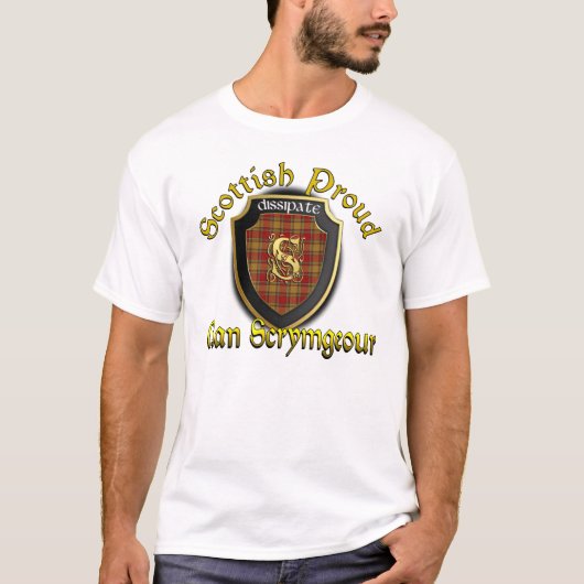 クラン・スクリムゲアスコティッ誇りを持ったト・シャツ Tシャツ (正面)