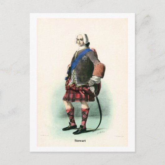 クラン・スチュワート ポストカード (正面)