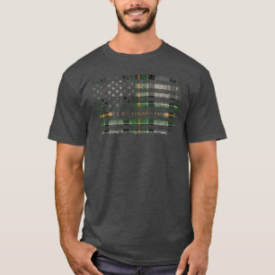 クラン・ハミルトン・オブ・ブランドン・スコットランドタータンチェック米国国旗k tシャツ