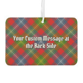 クラン・フォレスター・クレストタータンチェック カーエアーフレッシュナー (裏面)