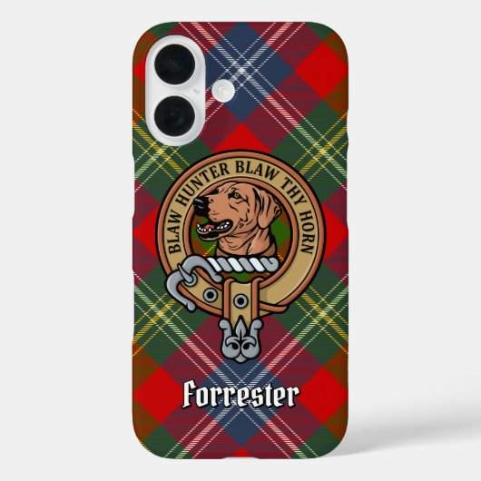 クラン・フォレスター・クレストタータンチェック Case-Mate iPhoneケース (裏面)