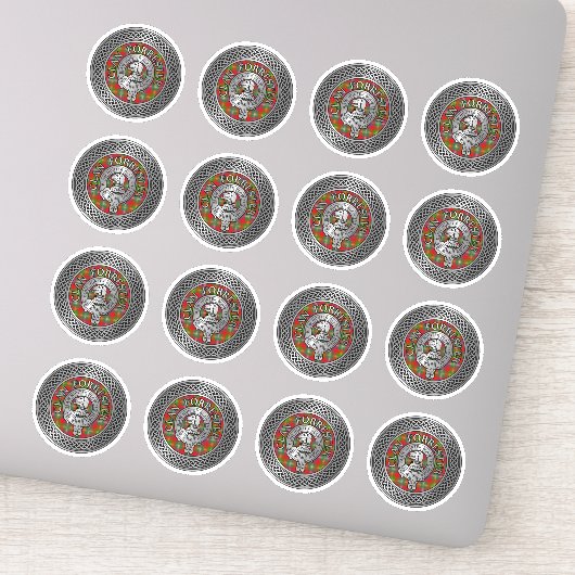 クラン・フォレスター |フォスタークレスト&タータンチェックノット シール (詳細)