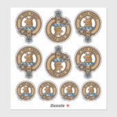 クラン・フレイザー・オブ・ロバト・クレスト・ステッカー・セット シール (シート)