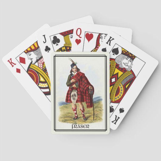 クラン・フレイザー・クラシックスコットランド トランプ (裏面)