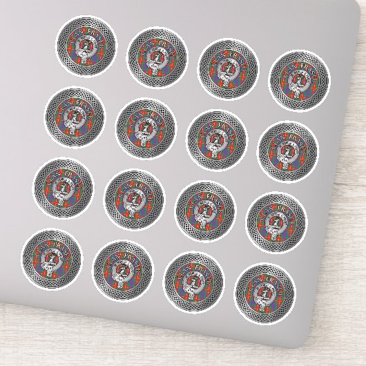 クラン・フレーザークレスト&タータンチェック・ノットシール シール (詳細)