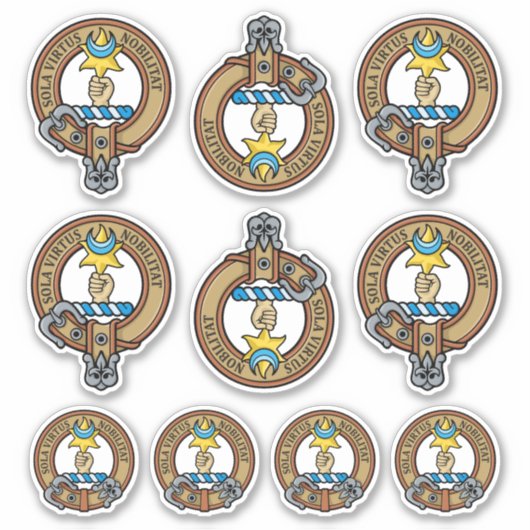 クラン・ヘンダーソン・クレスト・ステッカー・セット シール (正面)