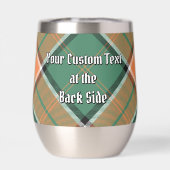 クラン・ポーロック・クレスト・オーバー・タータンチェック (背面)