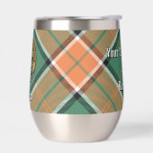 クラン・ポーロック・クレスト・オーバー・タータンチェック (左面)