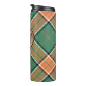 クラン・ポーロック・クレスト・オーバー・タータンチェック タンブラー (回転右)