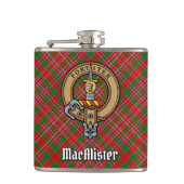 クラン・マカルスターの紋章（クラン・マカルスター・クレスト） フラスク (正面)