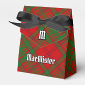 クラン・マクアリスター・オブ・グレンバー・クレストタータンチェック フェイバーボックス (正面サイド)