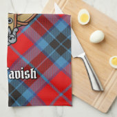 クラン・マクタビッシュの紋章 キッチンタオル (四つ折り)