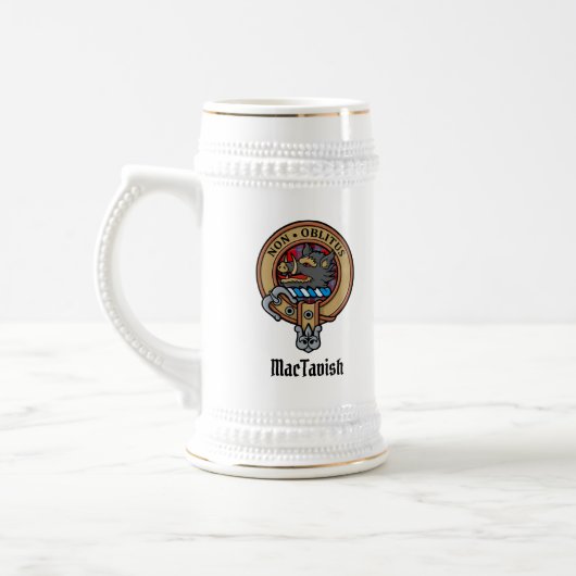 クラン・マクタビッシュの紋章 ビールジョッキ (左)