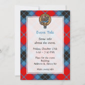 クラン・マクタビッシュの紋章 招待状 (正面)