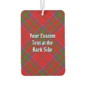 クラン・マクドナルド・オブ・ケプポック・クレストタータンチェック カーエアーフレッシュナー (裏面)