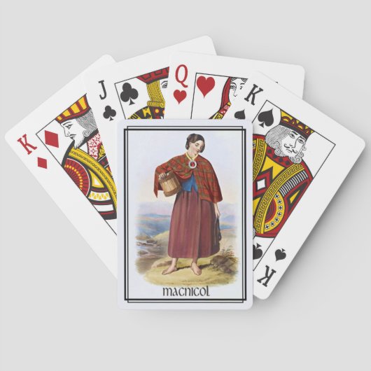 クラン・マクニコル・クラシックスコットランド自転車デッキ トランプ (裏面)