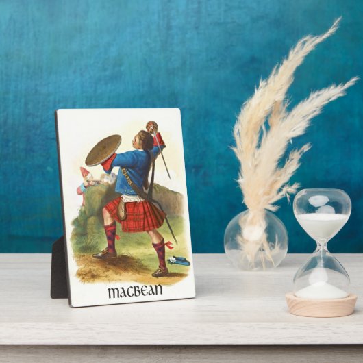 クラン・マクビーン・クラン・オブ・スコットランドby R. R. McIan フォトプラーク (側面)