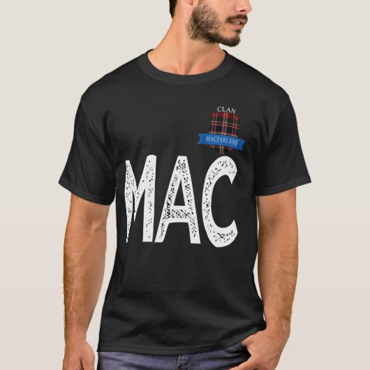 クラン・マクファーレンMとAとCファミリーのマッチング Tシャツ (正面)
