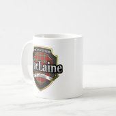 クラン·マクライン·オブ·ロクビエ·スコティッシュ·ダイナスティ·タータンチェック コーヒーマグカップ (正面左)