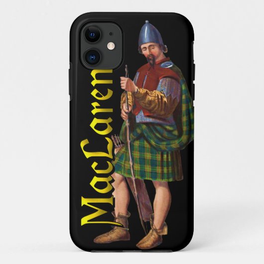 クラン・マクラーレン・オールド・スコットランド・ケース Case-Mate iPhoneケース (裏面)