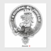 クラン・マクレガー・スコットランドバッジ シール (シート)